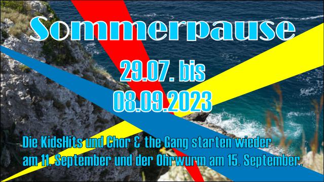 Sommerpause 2023